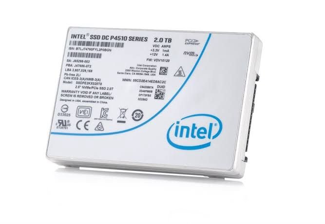 İNTEL SSD P4510 SERIES 2TB NVME